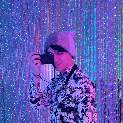me (Lucas) in teamlab planets, Tokyo